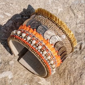Beaded Cuff Bracelet